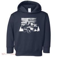 American Offroad USA Flag Atv Utv 4x4 Off Roading QUAD Toddler Hoodie thumb 0