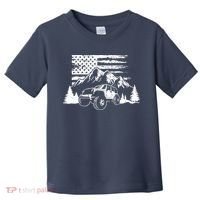 American Offroad USA Flag Atv Utv 4x4 Off Roading QUAD Toddler T-Shirt thumb 0
