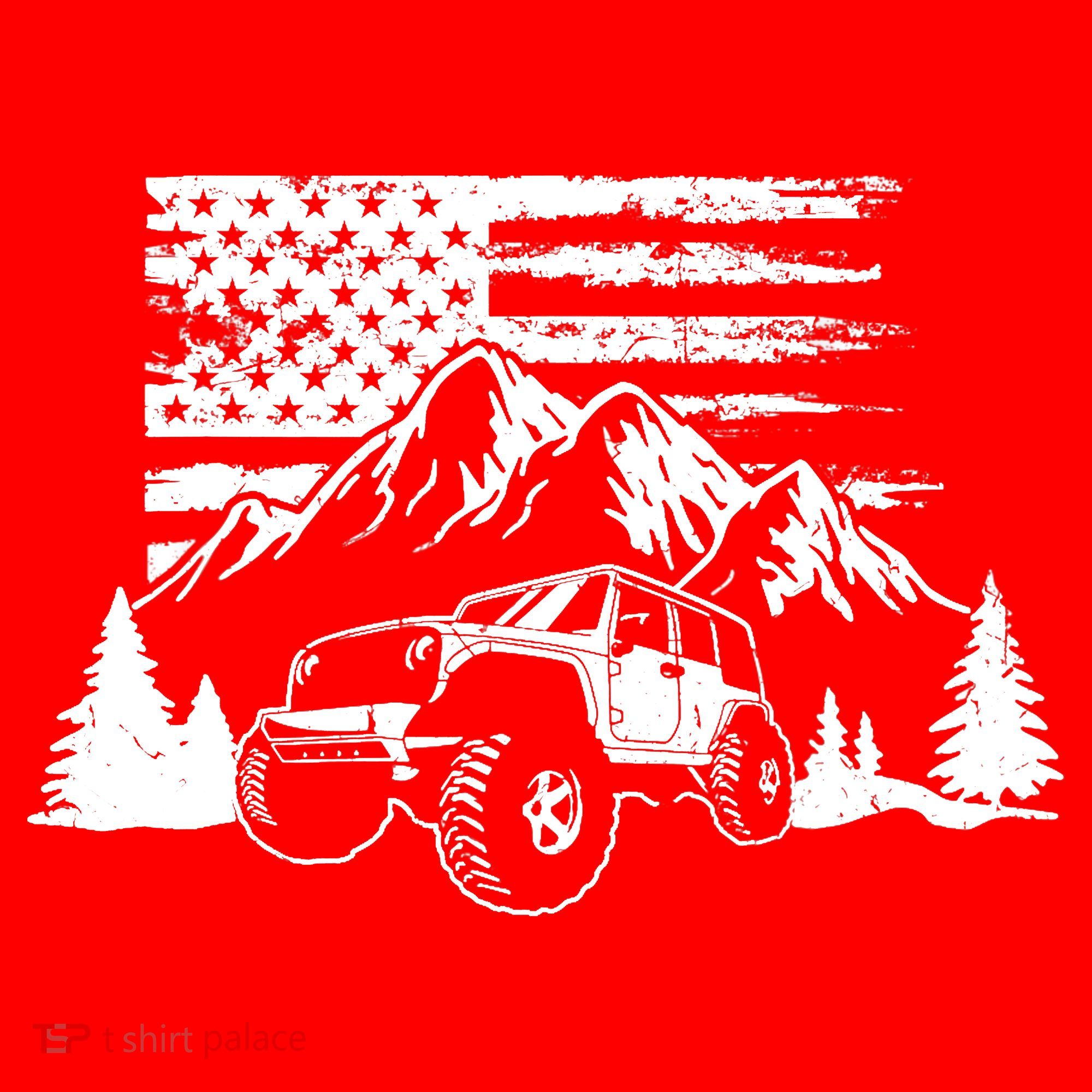American Offroad USA Flag Atv Utv 4x4 Off Roading QUAD Santa Hat