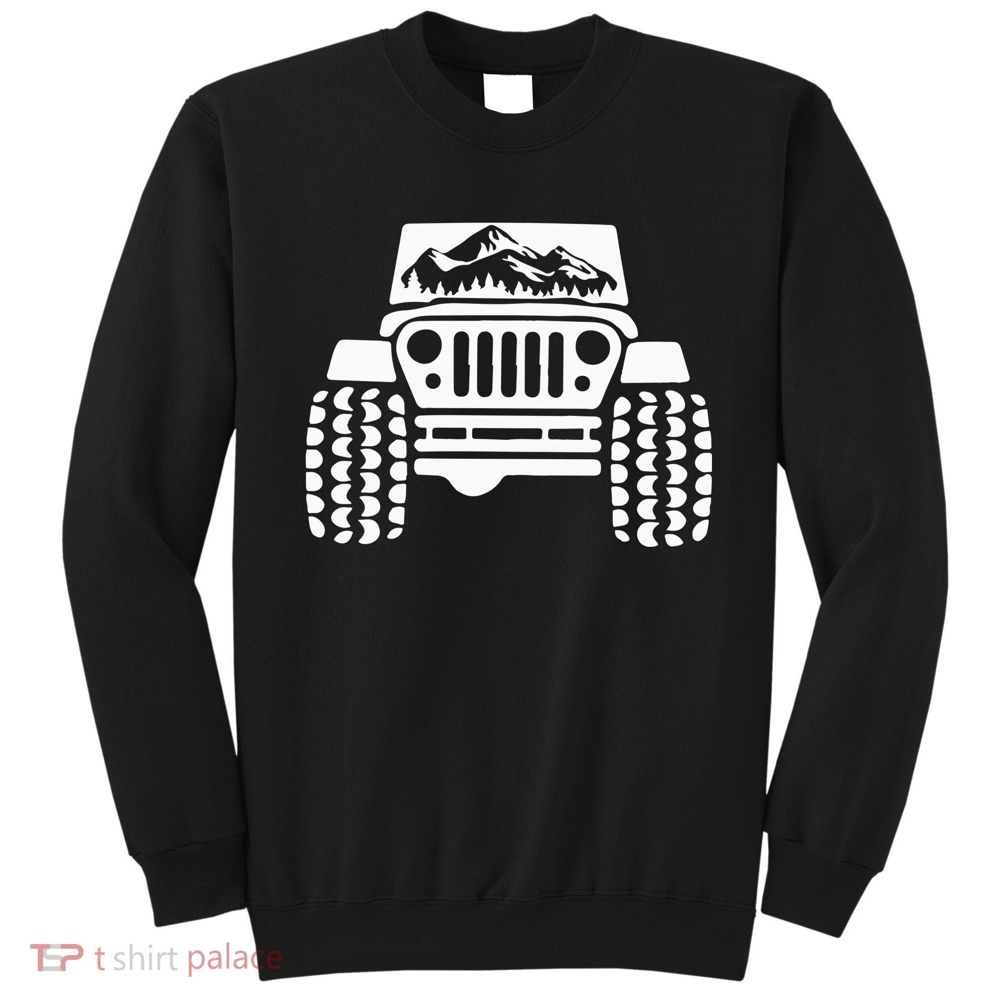 American Offroad Us Flag Forest Peace Love Offroad Sweatshirt