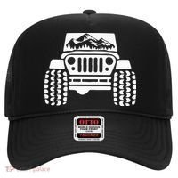 American Offroad Us Flag Forest Peace Love Offroad Hat thumb 0