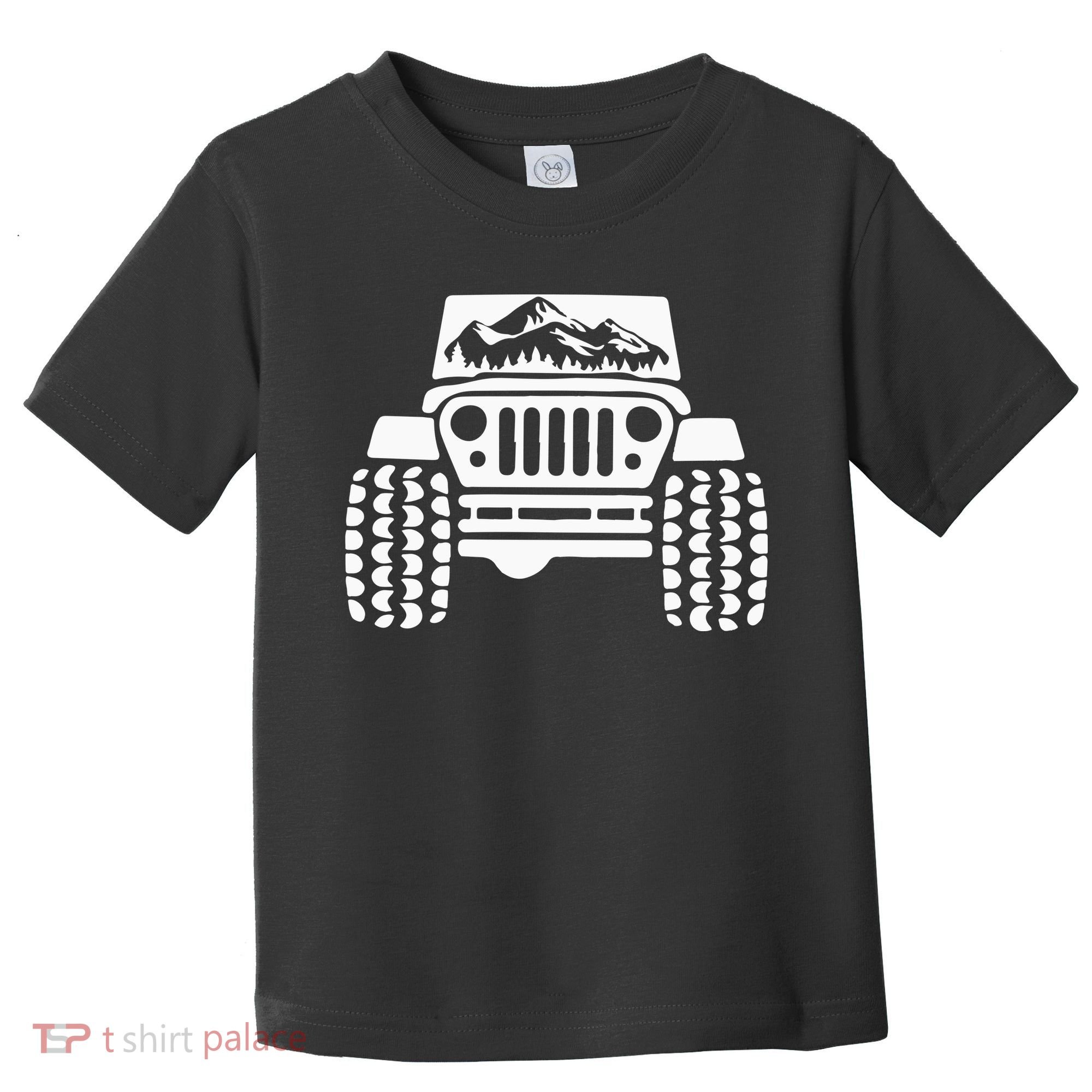 American Offroad Us Flag Forest Peace Love Offroad Toddler T-Shirt