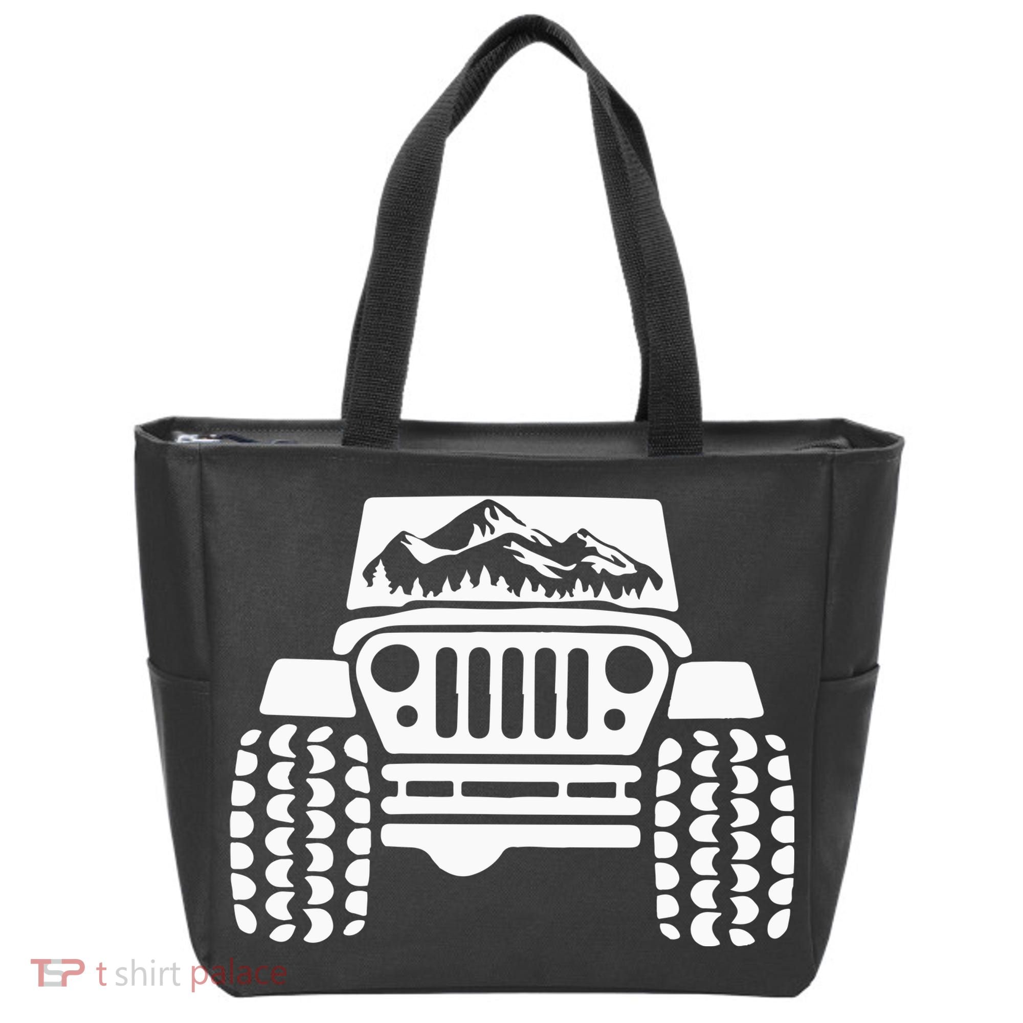 American Offroad Us Flag Forest Peace Love Offroad Tote Bag