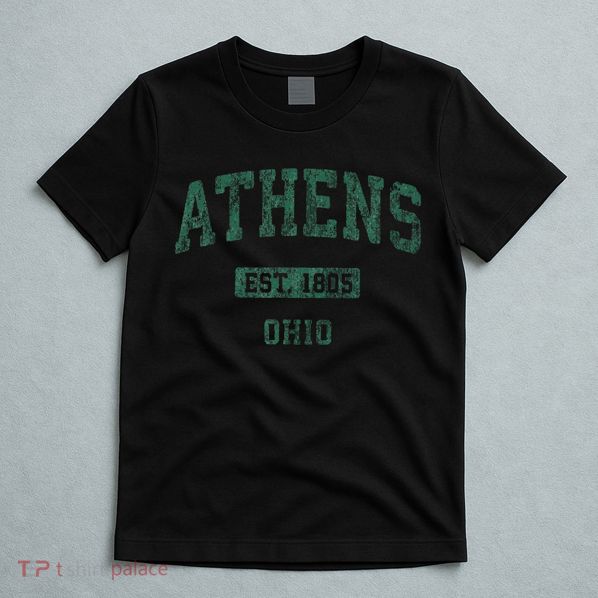 Athens Ohio Vintage Athletic Sports T-Shirt