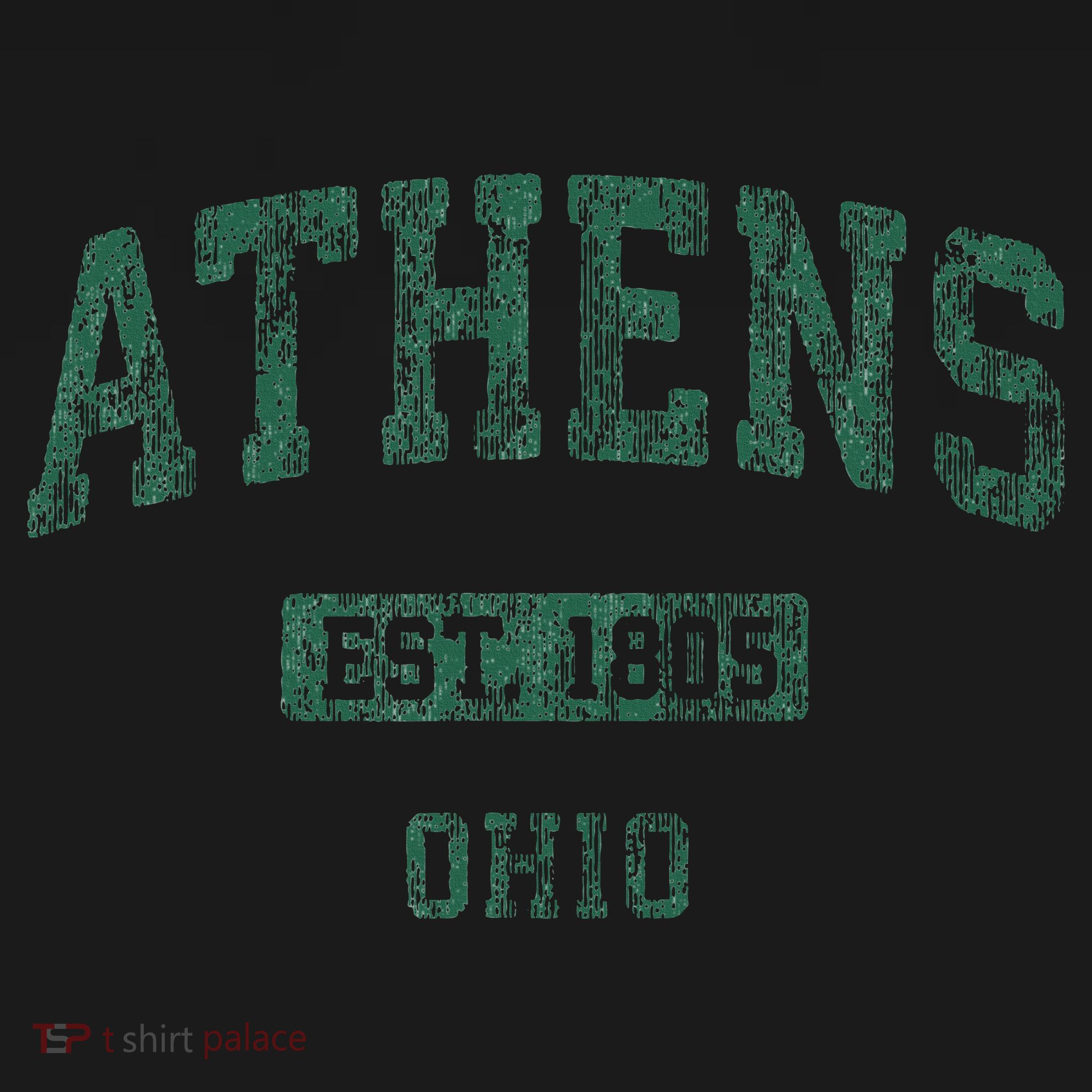 Athens Ohio Vintage Athletic Sports T-Shirt