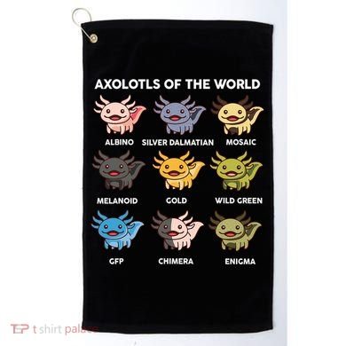  Axolotl Of World  Golf Towel