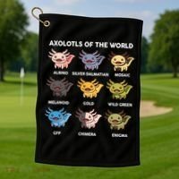  Axolotl Of World  Golf Towel thumb 1