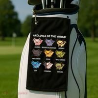  Axolotl Of World  Golf Towel thumb 2