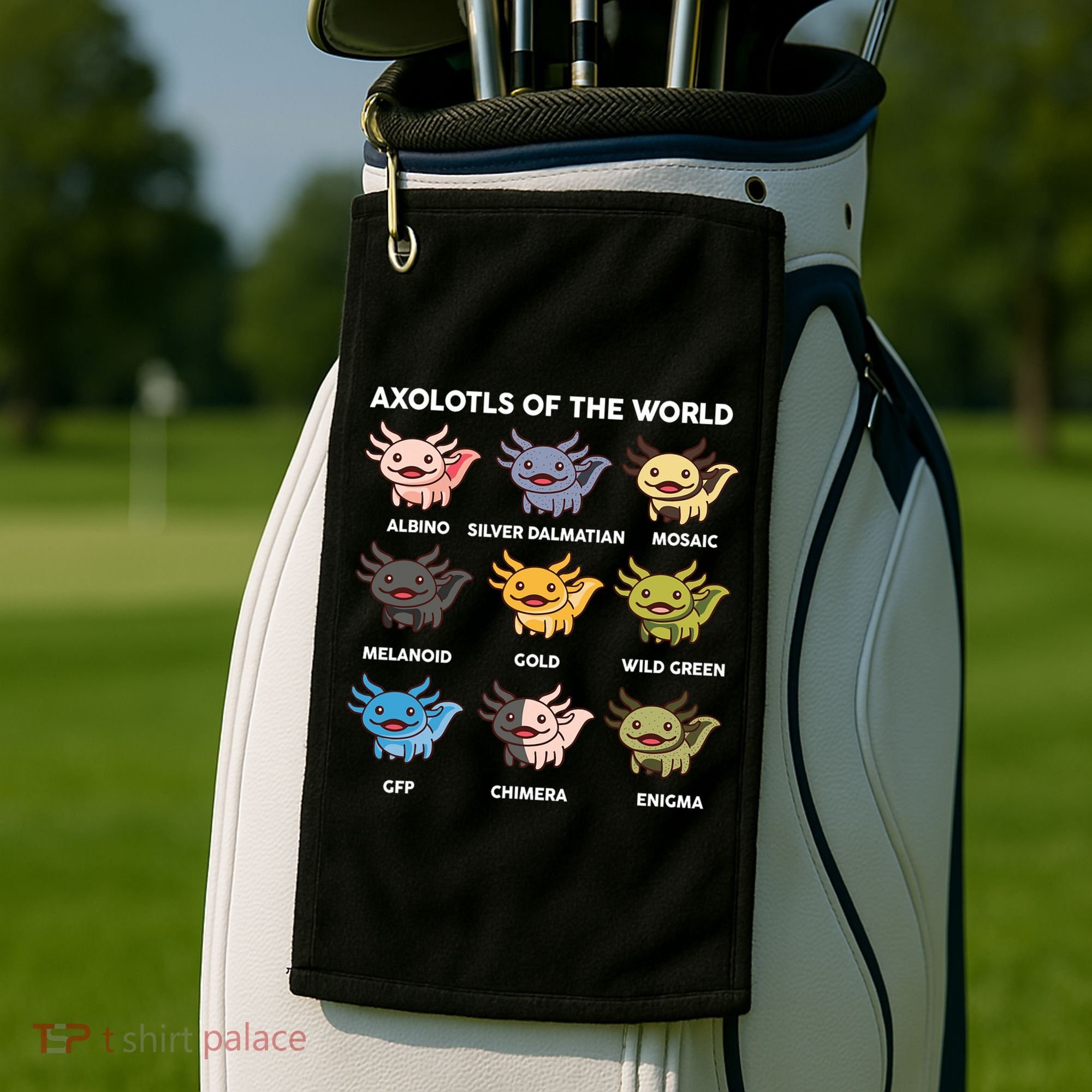  Axolotl Of World  Golf Towel