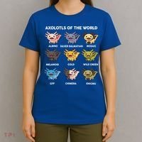  Axolotl Of World  T-Shirt thumb 4