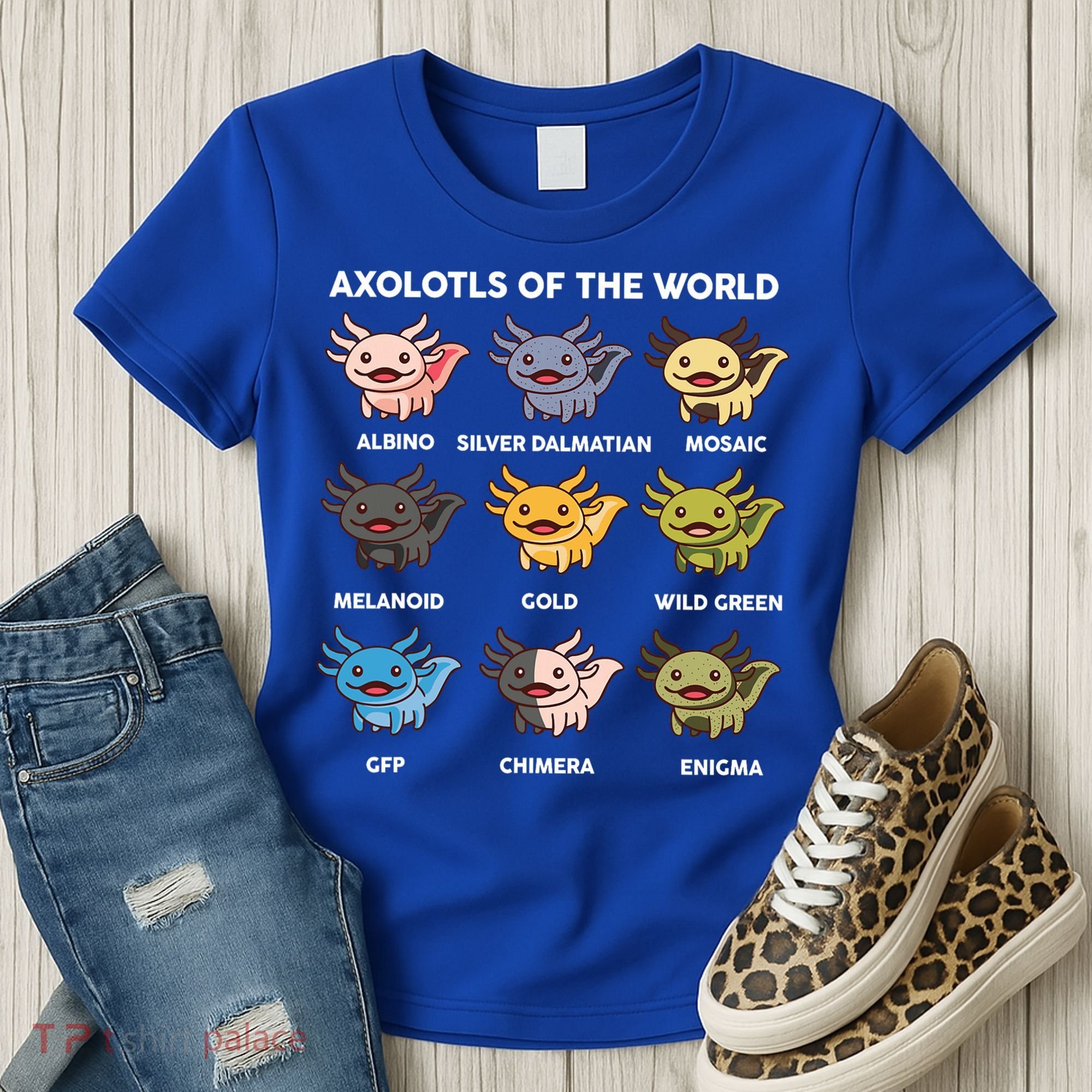 Axolotl Of World  Women's T-Shirt