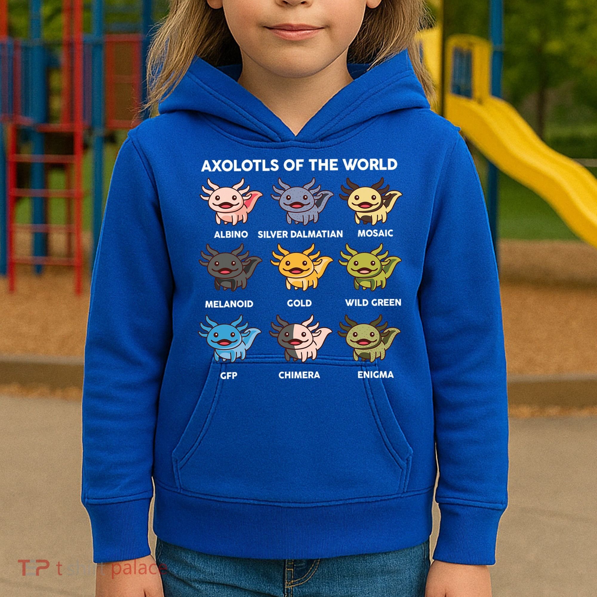  Axolotl Of World  Kids Hoodie