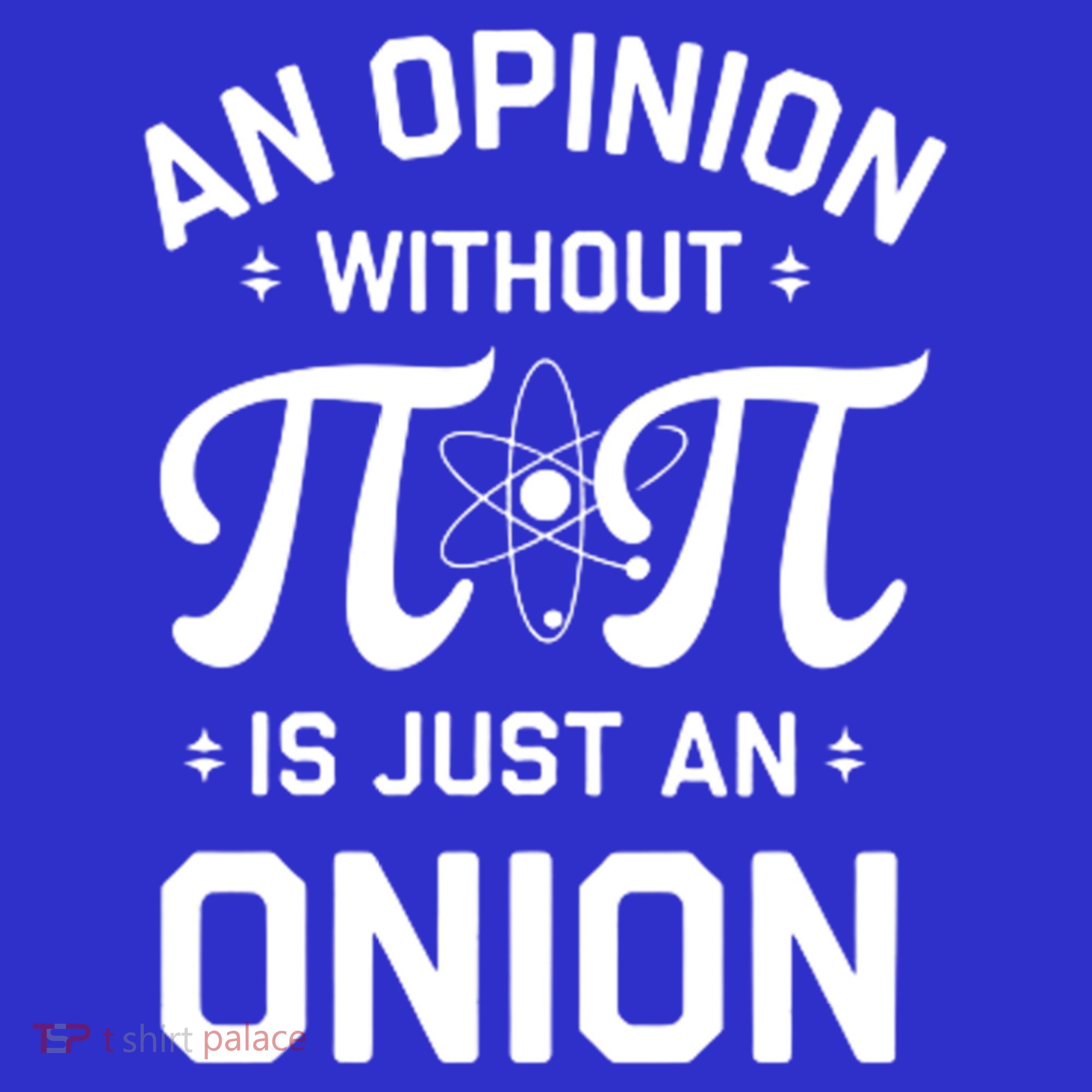 An Opinion Without Pi Is Just An Onion Clever Math Pun Cute Gift Tote Bag