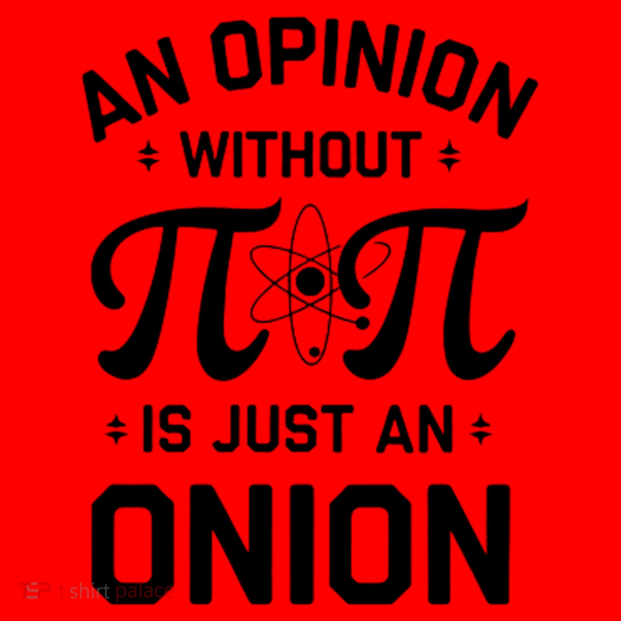 An Opinion Without Pi Is Just An Onion Clever Math Pun Cute Gift Santa Hat