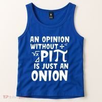 An Opinion Without Pi Is Just An Onion Happy Pi Day Great Gift Tank Top thumb 2