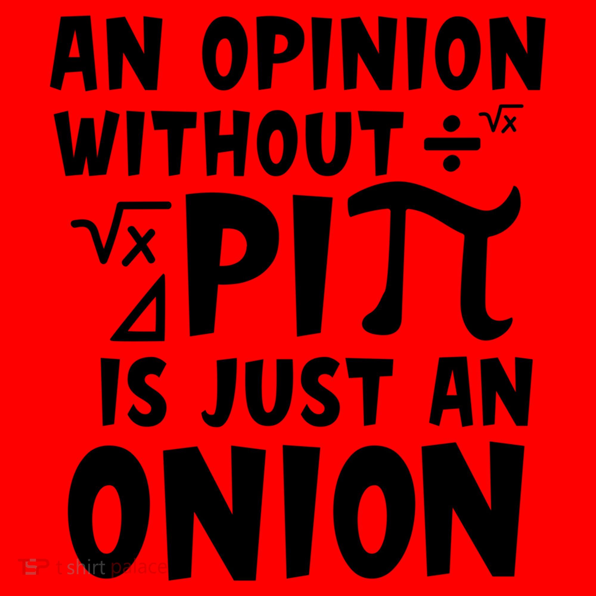 An Opinion Without Pi Is Just An Onion Happy Pi Day Great Gift Santa Hat
