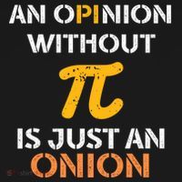 An Opinion Without Pi Is Just An Onion Funny Pi Day Teacher Gift Women's Hoodie thumb 2