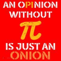 An Opinion Without Pi Is Just An Onion Funny Pi Day Teacher Gift Santa Hat thumb 1
