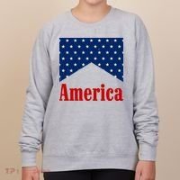 America Patriotic 4th Of July Women's Sweatshirt thumb 0