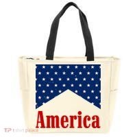 America Patriotic 4th Of July Tote Bag thumb 0