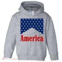 America Patriotic 4th Of July Toddler Hoodie thumb 0