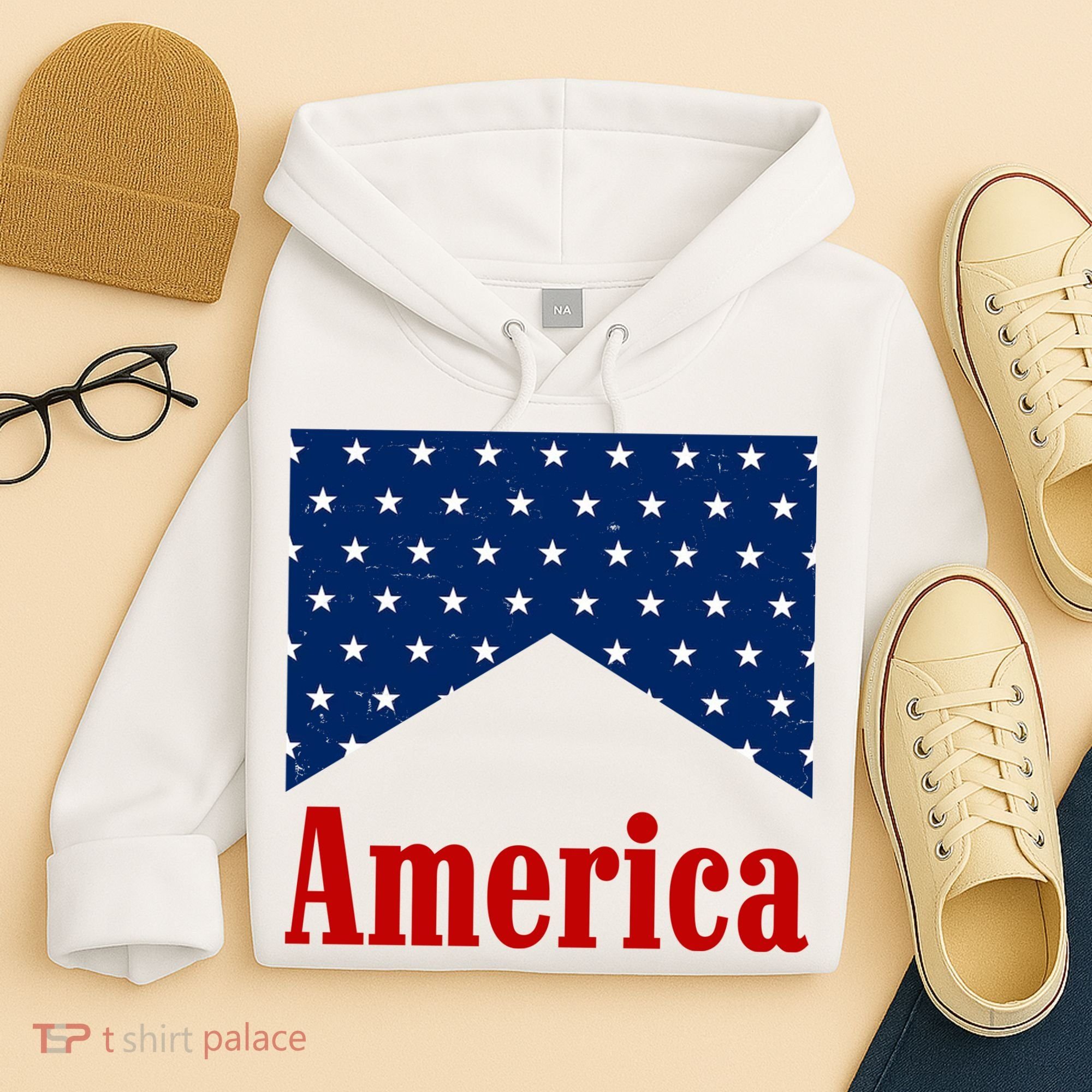 America Patriotic 4th Of July Hoodie