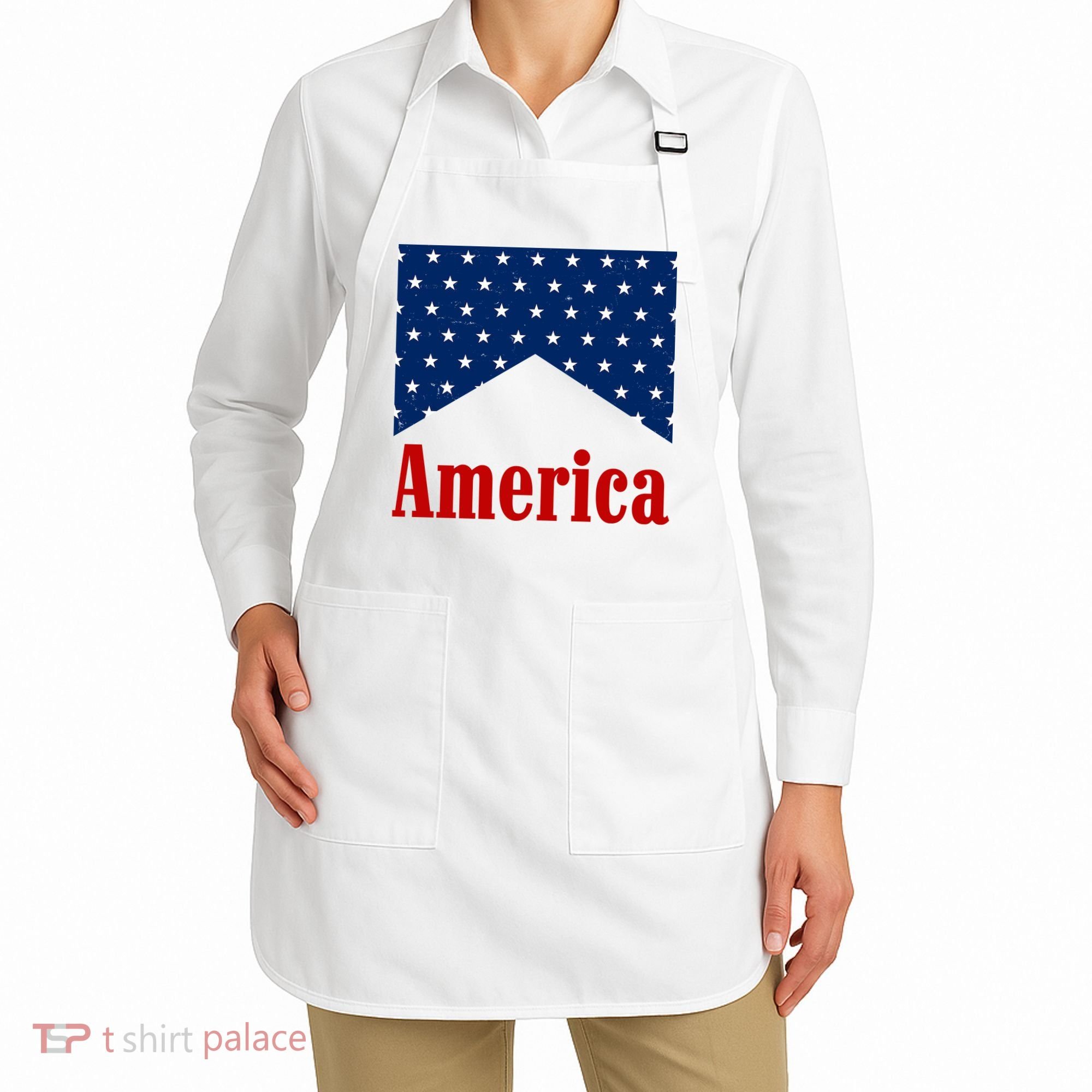 America Patriotic 4th Of July Apron