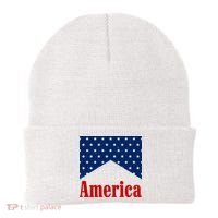 America Patriotic 4th Of July Beanie thumb 0