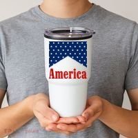 America Patriotic 4th Of July Tumbler thumb 2