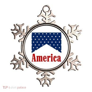 America Patriotic 4th Of July Ornament