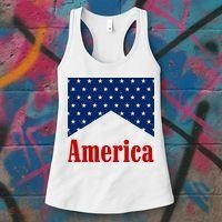 America Patriotic 4th Of July Women's Tank Top thumb 3