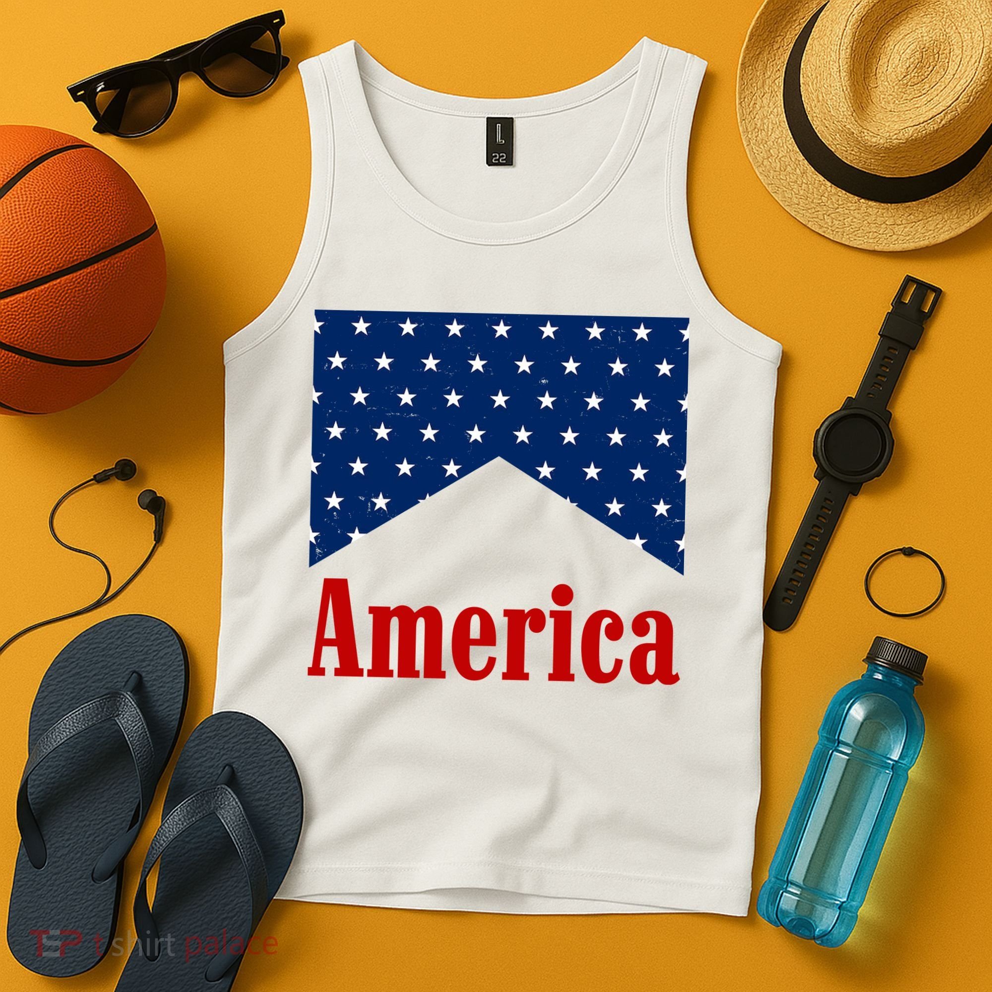 America Patriotic 4th Of July Tank Top
