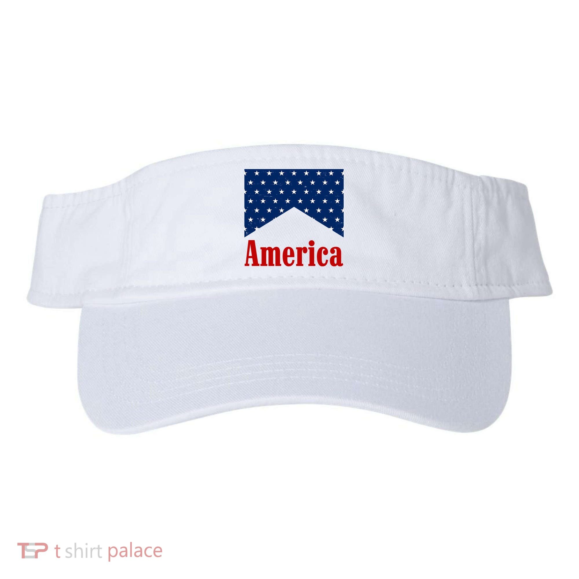 America Patriotic 4th Of July Visor