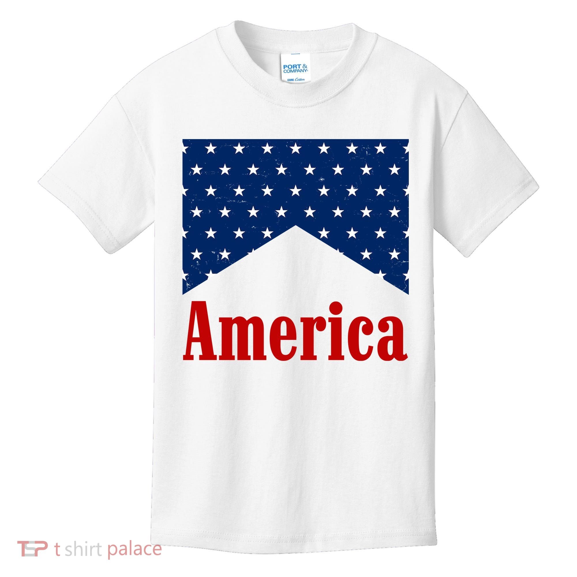 America Patriotic 4th Of July Kids T-Shirt