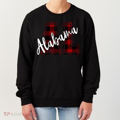 Alabama Plaid Al Women's Sweatshirt