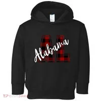 Alabama Plaid Al Toddler Hoodie thumb 0