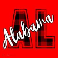 Alabama Plaid Al Santa Hat thumb 1