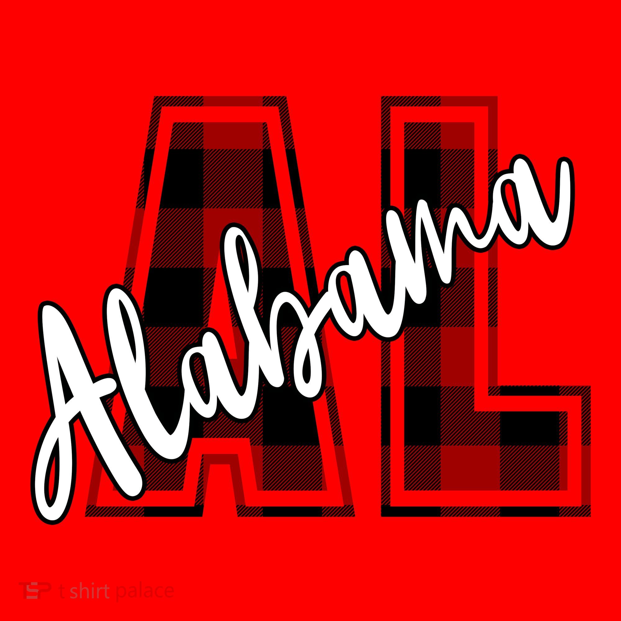 Alabama Plaid Al Santa Hat