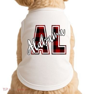 Alabama Plaid Al Doggie Tank