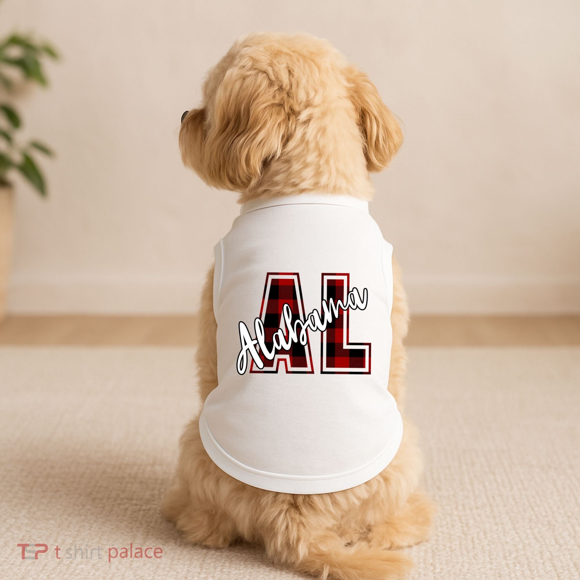 Alabama Plaid Al Doggie Tank