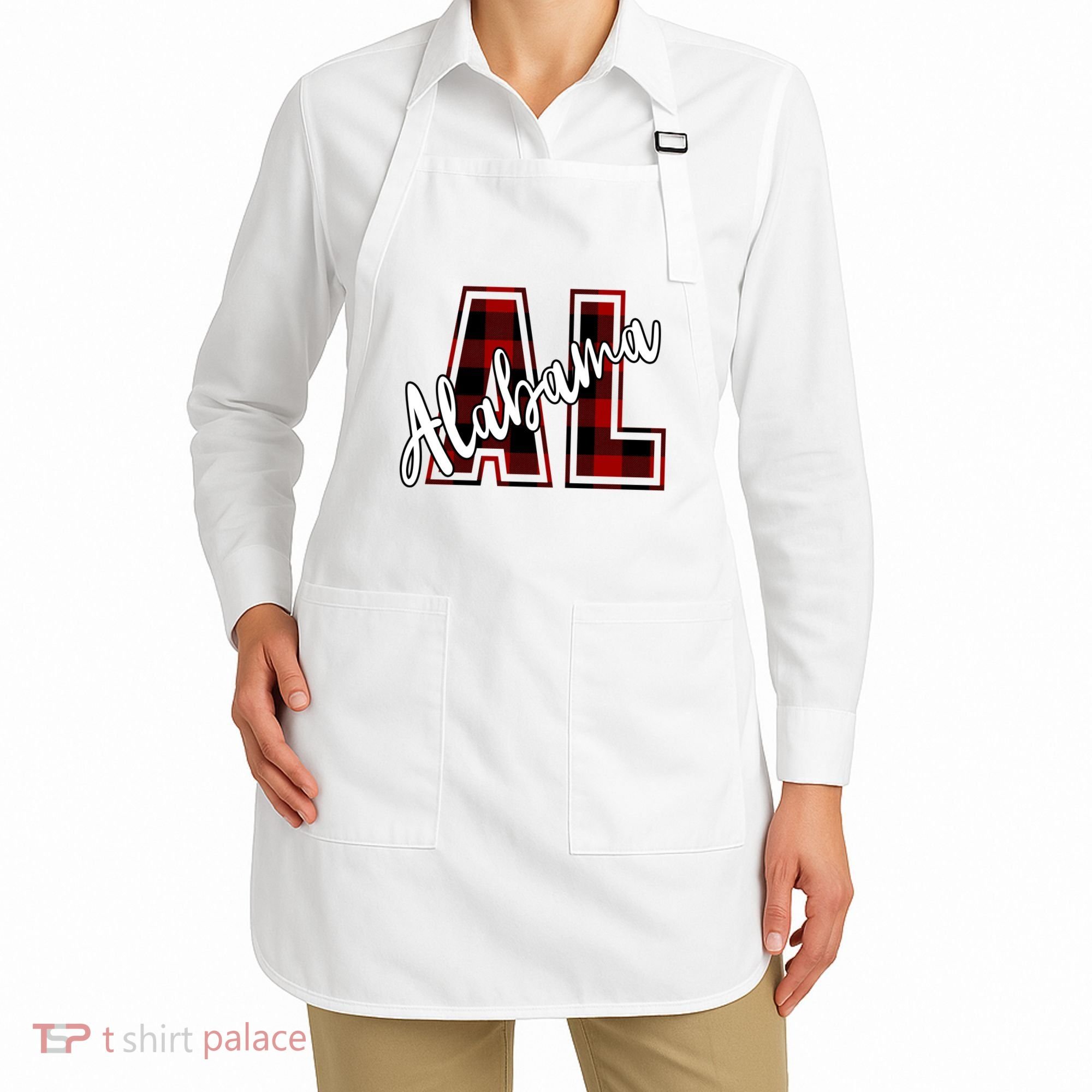 Alabama Plaid Al Apron
