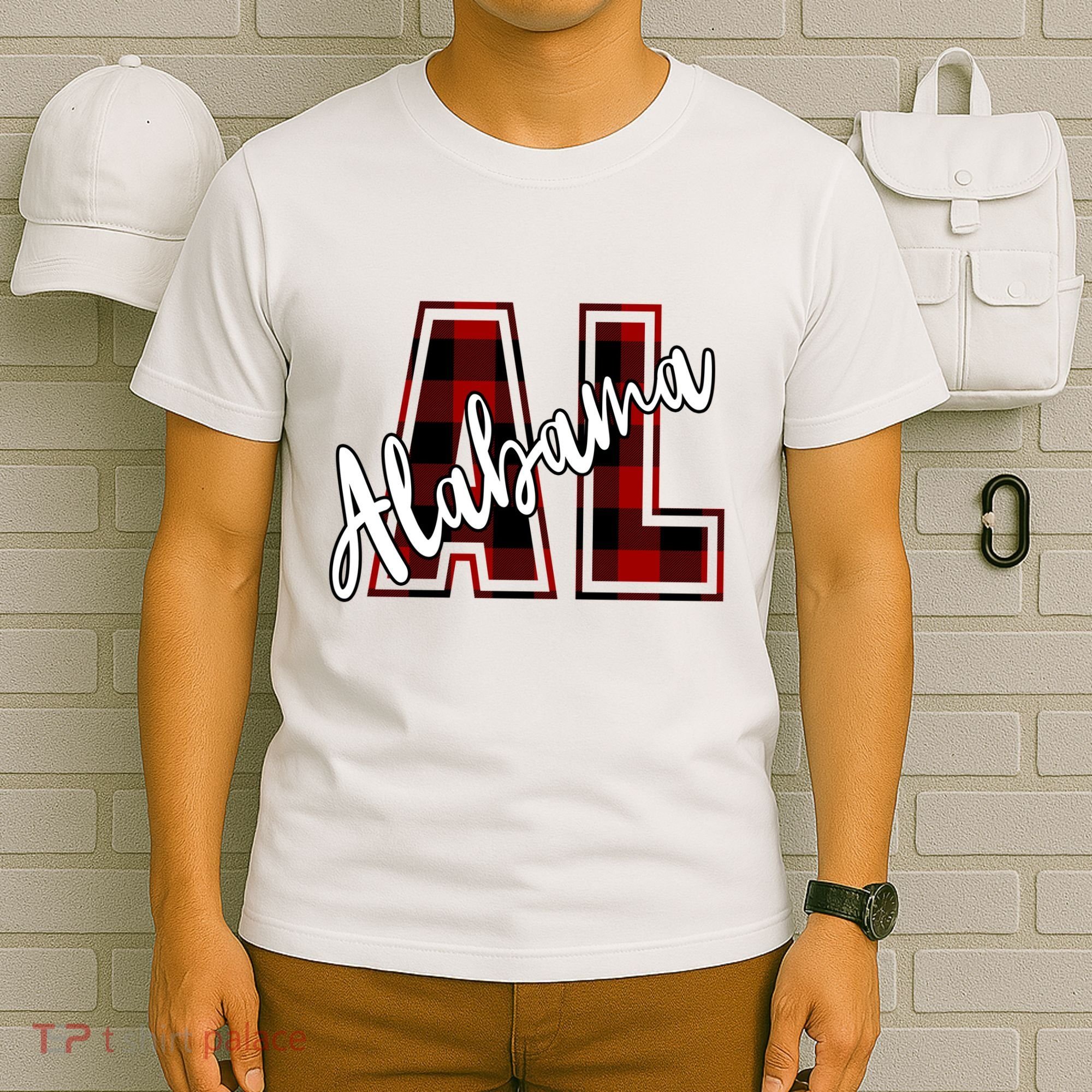 Alabama Plaid Al T-Shirt