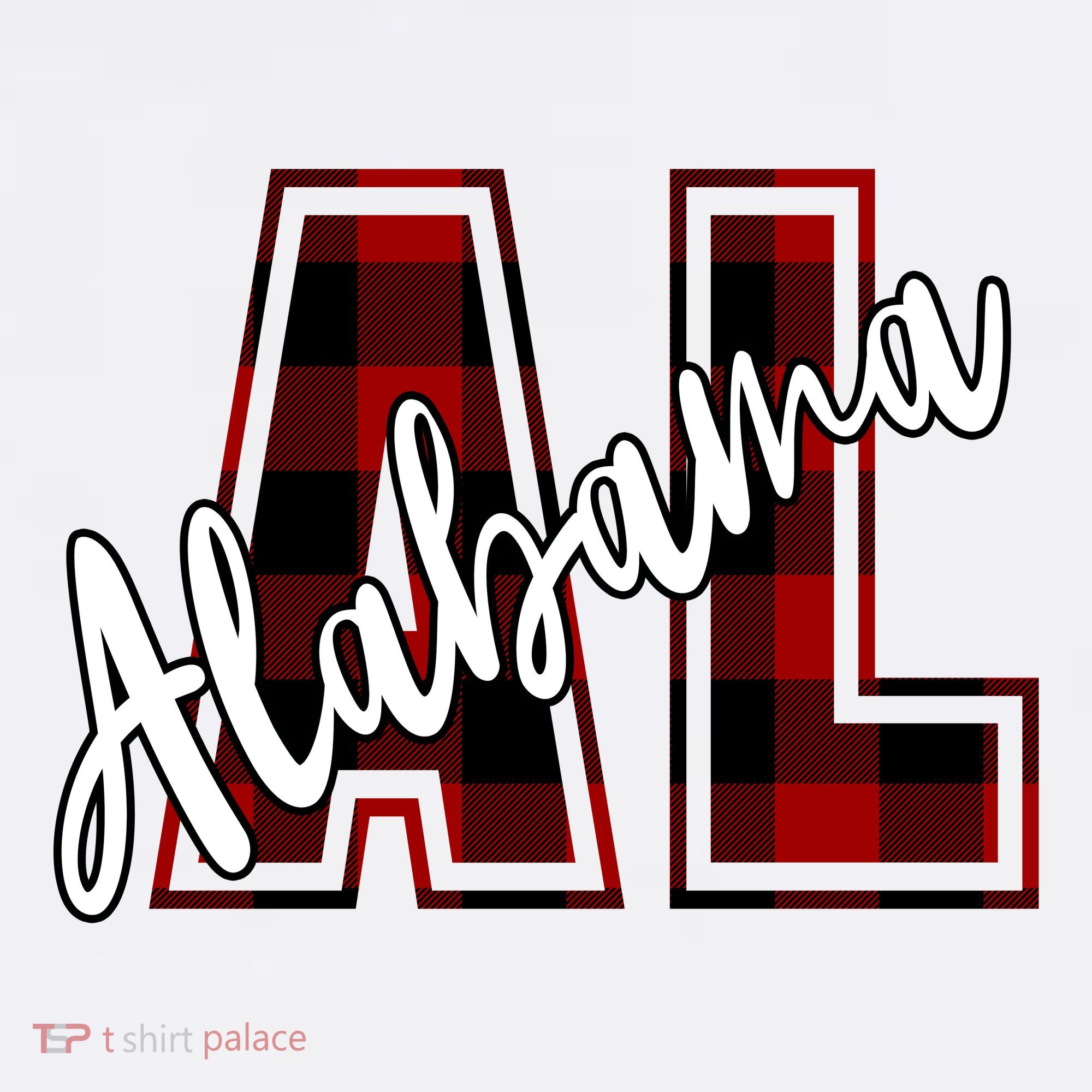 Alabama Plaid Al Button