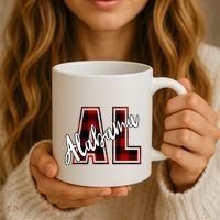 Alabama Plaid Al Coffee Mug thumb 3