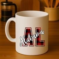 Alabama Plaid Al Coffee Mug thumb 4