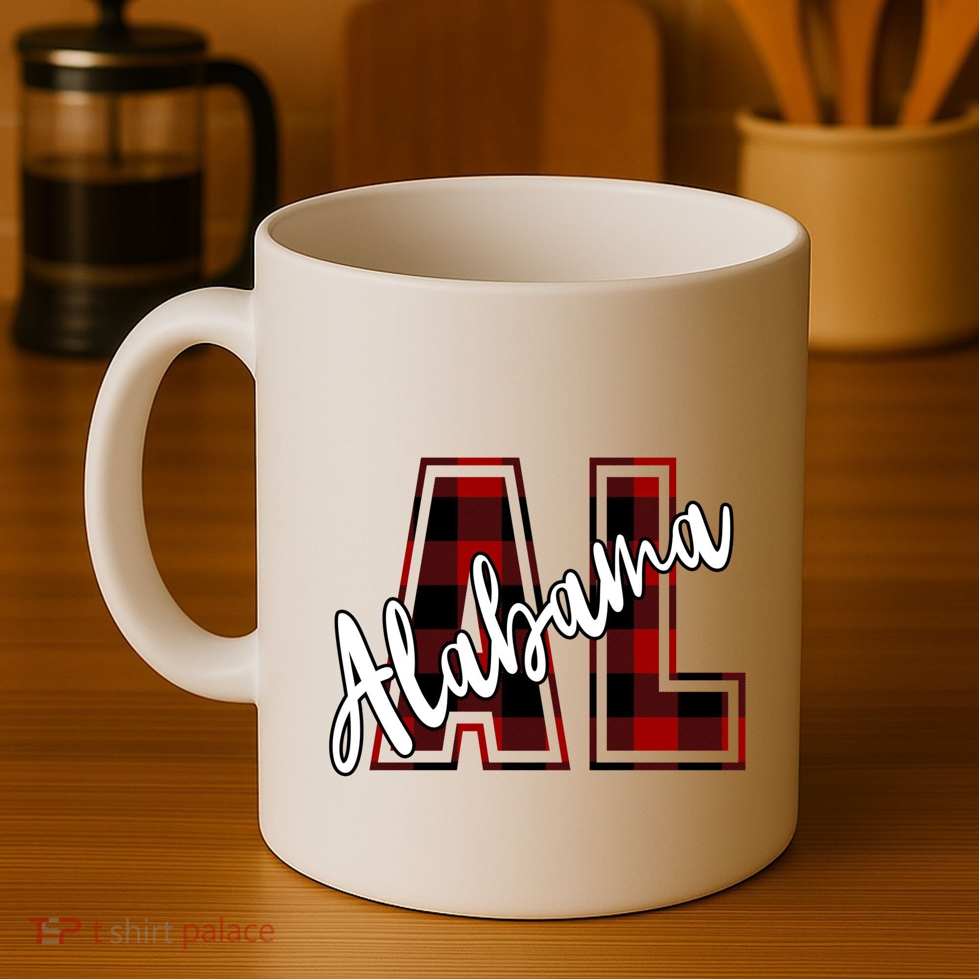 Alabama Plaid Al Coffee Mug