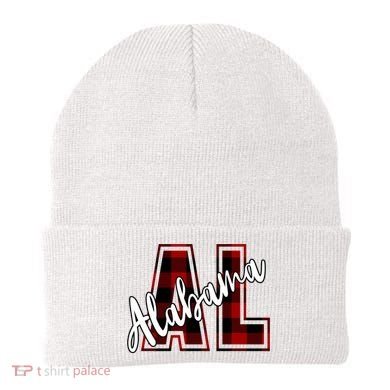 Alabama Plaid Al Beanie