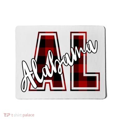 Alabama Plaid Al Mousepad