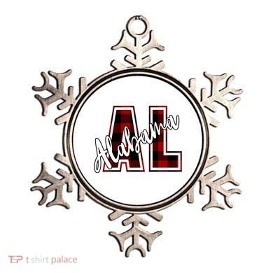 Alabama Plaid Al Ornament