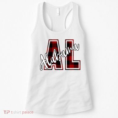 Alabama Plaid Al Women's Tank Top